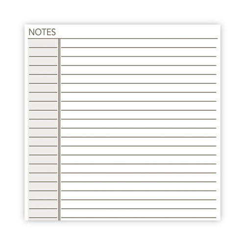 Lined Notes Pages For Planners/organizers, 8.5 X 5.5, White Sheets, Undated, 30 Sheets