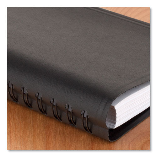 Daily Appointment Book With 30-minute Appointments, 8 X 5, Black Cover, 12-month (jan To Dec): 2026