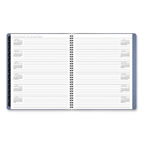 Contemporary Monthly Planner, 11.38 X 9.63, Blue Cover, 12-month (jan To Dec): 2026