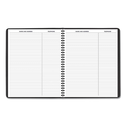 Monthly Planner, 11 X 9, Black Cover, 15-month: Jan 2026 To Mar 2027