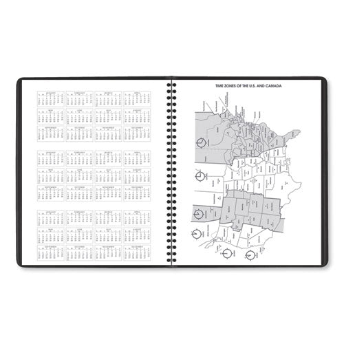 Monthly Planner, 11 X 9, Black Cover, 15-month: Jan 2026 To Mar 2027
