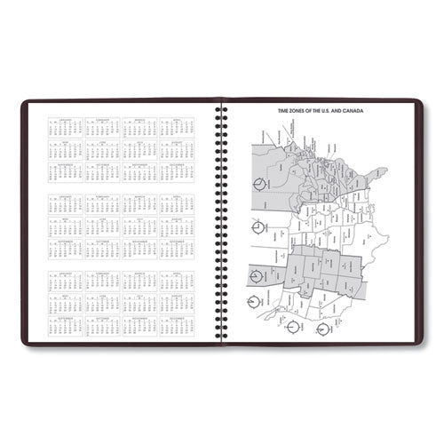 Monthly Planner, 11 X 9, Winestone Cover, 15-month: Jan 2026 To Mar 2027