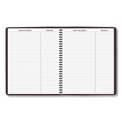 Monthly Planner, 11 X 9, Winestone Cover, 15-month: Jan 2026 To Mar 2027