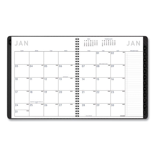 Contemporary Monthly Planner, Premium Paper, 11 X 9, Graphite Cover, 12-month (jan To Dec): 2026