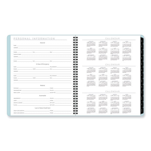 Contemporary Lite Monthly Planner, 11 X 9.5, Light Blue Cover, 12-month (jan To Dec): 2026