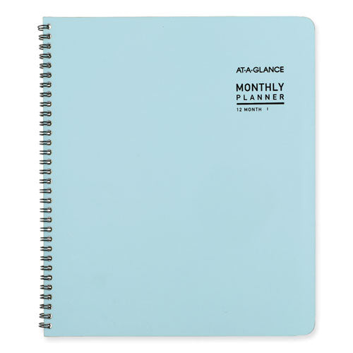 Contemporary Lite Monthly Planner, 11 X 9.5, Light Blue Cover, 12-month (jan To Dec): 2026