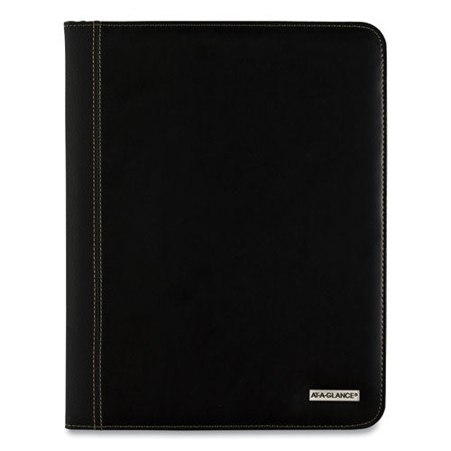 Executive Monthly Padfolio, 11 X 9, Black Cover, 13-month: Jan 2026 To Jan 2027