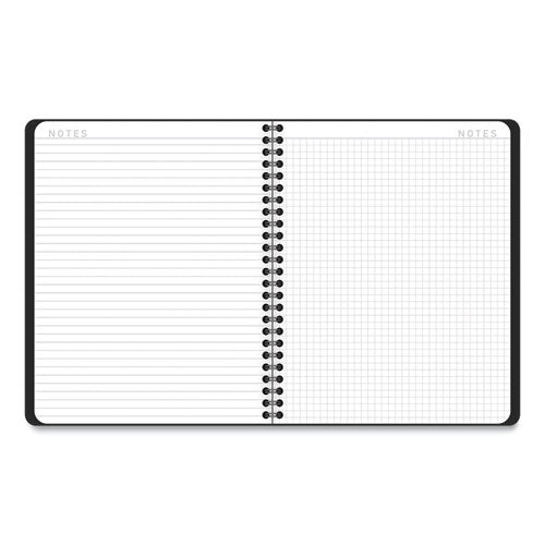 Contemporary Lite Weekly/monthly Planner, 8.75 X 7, Black Simulated Leather Cover, 12-month (jan To Dec): 2026