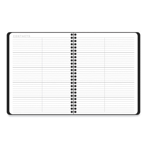 Contempo Lite Academic Year Weekly/monthly Planner, 8.75 X 7.87, Black Cover, 12-month (july To June): 2025 To 2026