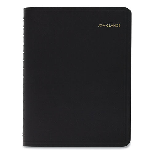 Four-person Group Daily Appointment Book, 11 X 8, Black Cover, 12-month (jan To Dec): 2026