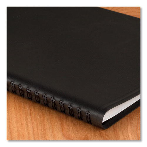 Weekly Planner Ruled For Open Scheduling, 8.75 X 6.75, Black Cover, 12-month (jan To Dec): 2026