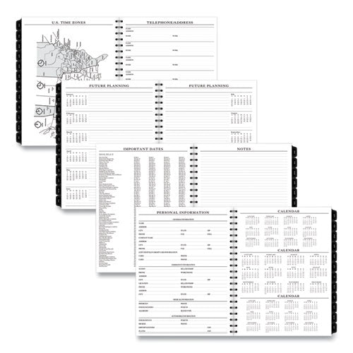 Executive Weekly/monthly Planner Refill With 15-minute Appointments, 11 X 8.25, White Sheets, 12-month (jan To Dec): 2026