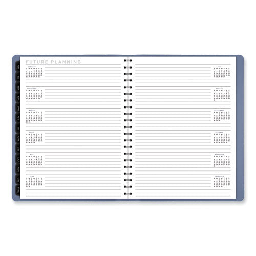 Contemporary Weekly/monthly Planner, 11.38 X 9, Slate Blue Cover, 12-month (jan To Dec): 2026