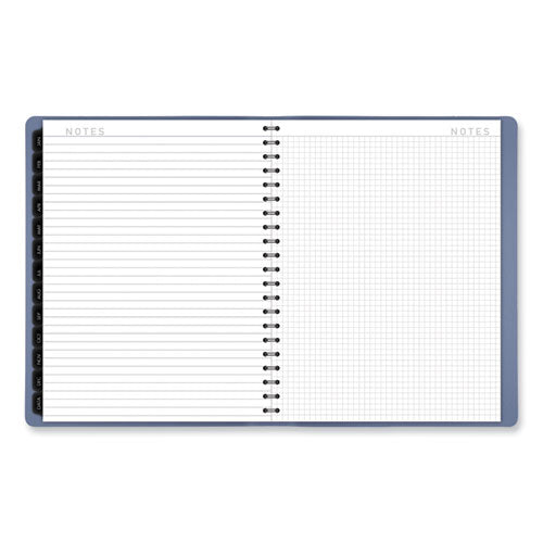 Contemporary Weekly/monthly Planner, 11.38 X 9, Slate Blue Cover, 12-month (jan To Dec): 2026