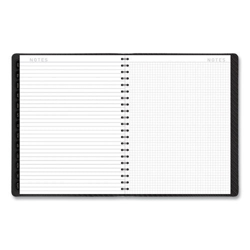 Contemporary Weekly/monthly Planner, Vertical-column Format, 11 X 8.25, Graphite Cover, 12-month (jan To Dec): 2026