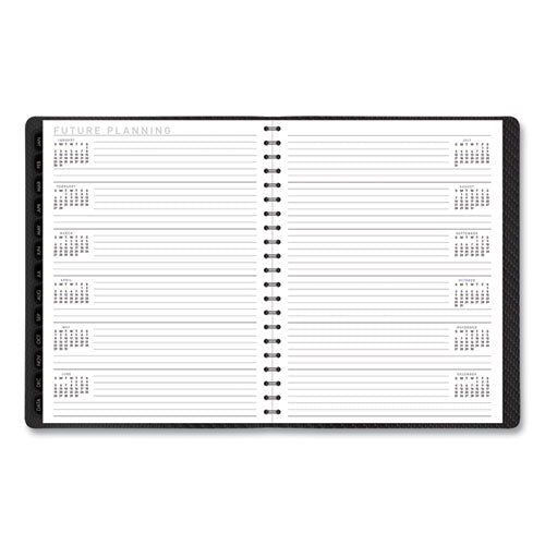 Contemporary Weekly/monthly Planner, Vertical-column Format, 11 X 8.25, Graphite Cover, 12-month (jan To Dec): 2026