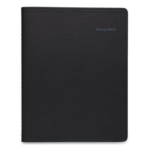 Quicknotes Monthly Planner, 11 X 8.25, Black Cover, 12-month (jan To Dec): 2026