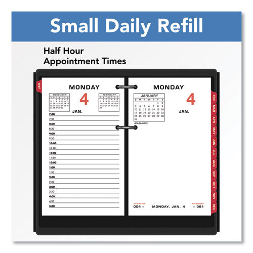Two-color Desk Calendar Refill, 3.5 X 6, White Sheets, 12-month (jan To Dec): 2026