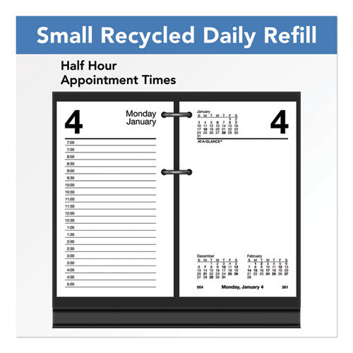 Desk Calendar Recycled Refill, 3.5 X 6, White Sheets, 12-month (jan To Dec): 2026