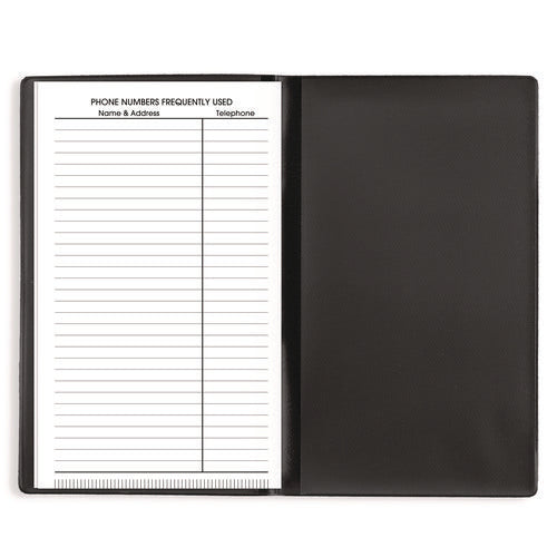 Dayminder Pocket-sized Monthly Planner, Unruled Blocks, 6 X 3.5, Black Cover, 14-month: Dec 2025 To Jan 2027