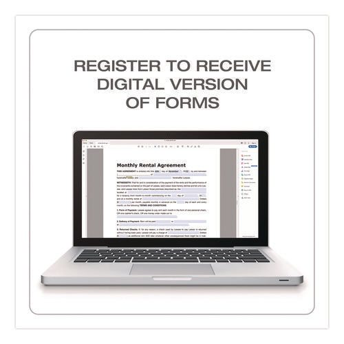 Month-to-month Residential Rental Agreement Digital Download With Instructions, 8.5 X 11, Unlimited Number Of Forms