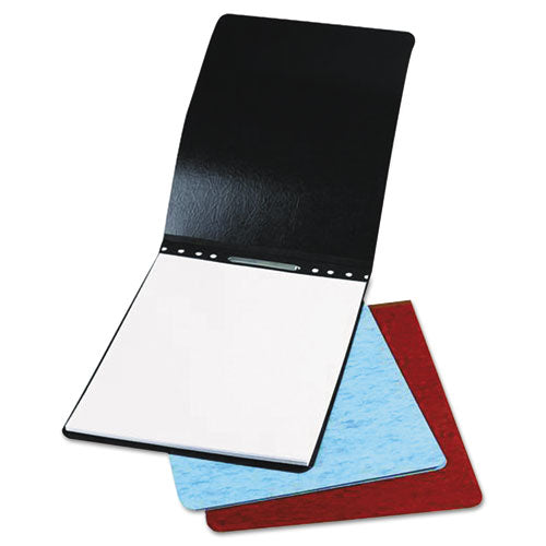 Presstex Report Cover With Tyvek Reinforced Hinge, Two-piece Prong Fastener, 3" Capacity, 8.5 X 11, Red/red