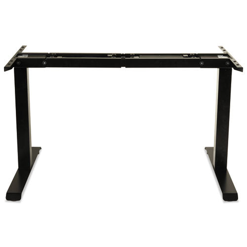 Alera Adaptivergo Sit-stand Two-stage Electric Height-adjustable Table Base, 48.06" X 24.35" X 27.5" To 47.2", Black
