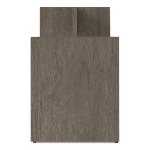 Alera Seville 96" Wide Conference Table Base, 50w X 22d X 28h, Walnut