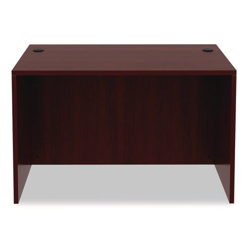 Alera Valencia Series Straight Front Desk Shell, 47.25" X 29.5" X 29.63", Mahogany