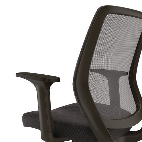 Alera Wessex Ergonomic Fabric Mesh Swivel Task Chair, Supports Up To 275lbs, 17.09 To 20.83 Seat Height, Black Seat/back/base
