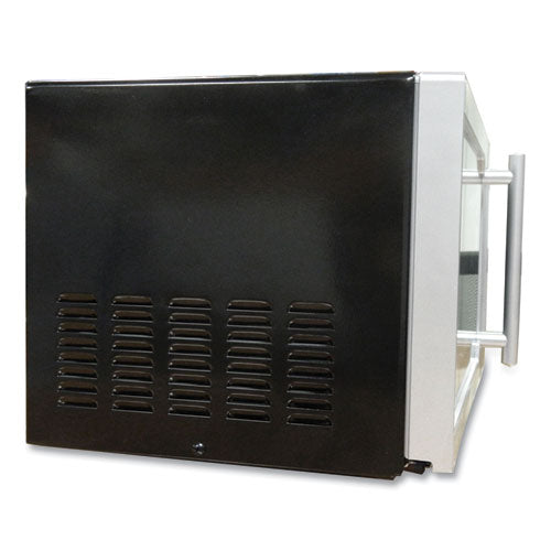 0.7 Cu.ft Capacity Microwave Oven, 700 Watts, Black/stainless Steel