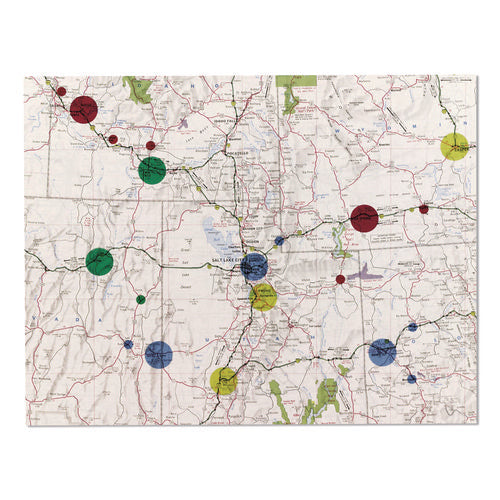 Handwrite-only Self-adhesive "see Through" Removable Round Color Dots, 0.25" Dia, Assorted, 216/sheet, 4 Sheets/pack, (5796)