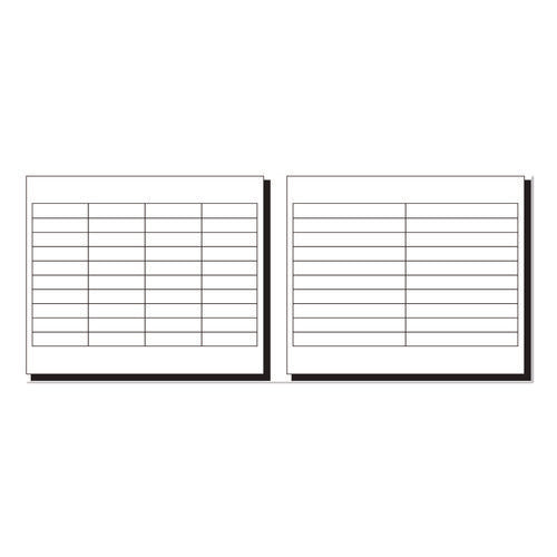 Tabs Inserts For Hanging File Folders, 1/5-cut, White, 2" Wide, 100/pack