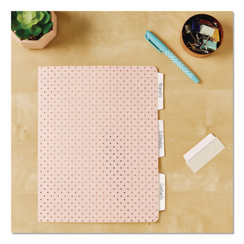Ultra Tabs Repositionable Tabs, Wide And Slim: 3" X 1.5", 1/3-cut, White, 24/pack