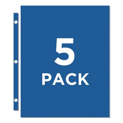 Two-sided Cd Organizer Sheets For Three-ring Binder, 4 Disc Capacity, Clear, 5/pack