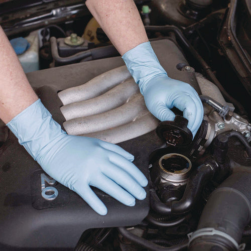 Blue Nitrile Exam Gloves, Powder-free, Large, 8 Mil Thick, 11.6" Long, Blue, 50/box, 10 Boxes/carton