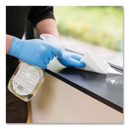 Industrial Nitrile Gloves, Powder-free, Medium, 5 Mil Thick, 9.5" Long, Blue, 100/box, 10 Boxes/carton