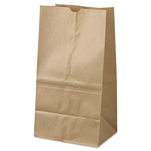 Grocery Paper Bags, 25# Squat Size, 40# Basis Weight, 8.25" X 5.25" X 16.13", Kraft, 500/bundle
