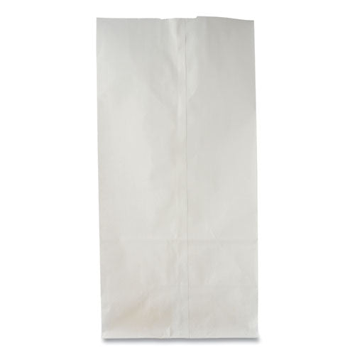 Grocery Paper Bags, 10# Size, 35# Basis Weight, 7" X 4.38" X 13.75", White, 500/bundle