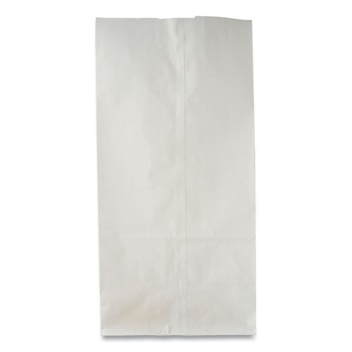 Grocery Paper Bags, 2# Size, 30# Basis Weight, 4.13" X 2.63" X 7.88", White, 500/bundle