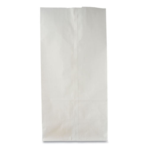 Grocery Paper Bags, 8# Size, 35# Basis Weight, 6" X 3.88" X 12.5", White, 500/bundle