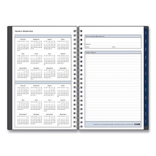 Passages Weekly/monthly Planner, 8 X 5, Charcoal Cover, 12-month (jan To Dec): 2026