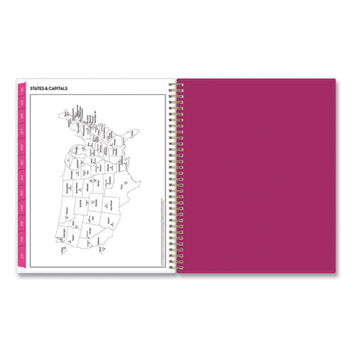 Mahalo Academic Year Create-your-own Cover Weekly/monthly Planner, Floral Artwork, 11 X 8.5, 12-month (july-june): 2025-2026
