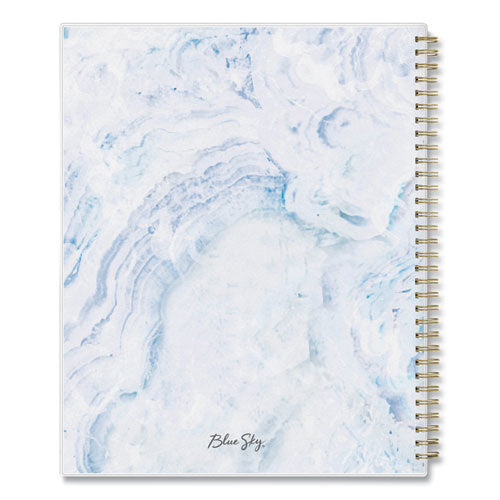 Gemma Academic Year Weekly/monthly Planner, Geode Artwork, 11 X 8.5, Blue/purple Cover, 12-month (july To June): 2025 To 2026