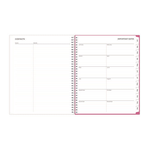 Breast Cancer Awareness Create-your-own Cover Weekly/monthly Planner, Orchids Artwork, 11 X 8.5, 12-month (jan To Dec): 2026