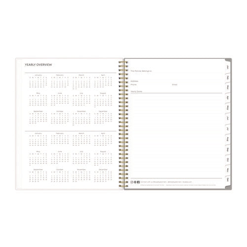 Sophie Frosted Weekly/monthly Planner, Floral Artwork, 11 X 8.5, Multicolor Cover, 12-month (jan To Dec): 2026