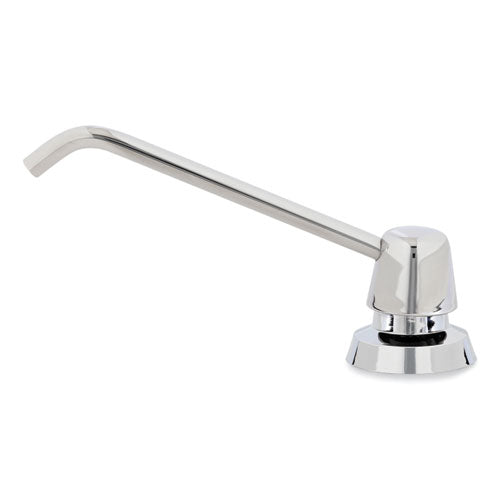 Counter-mounted Soap Dispenser, 34 Oz, 3 X 4 X 6, Stainless Steel