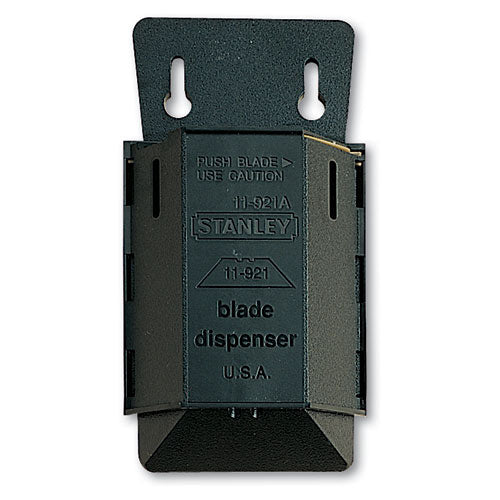 Wall Mount Utility Knife Blade Dispenser With Blades, 100/pack