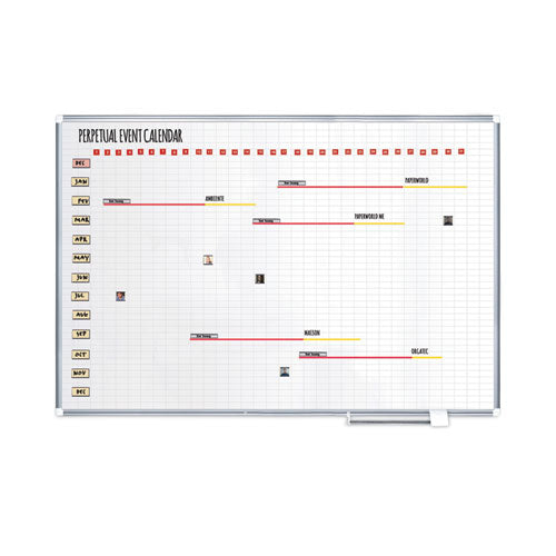 Heavy-duty Board Magnet Labels, Calendar Dates (1-31), 1" Tall, White Characters, Red Background, 35/pack
