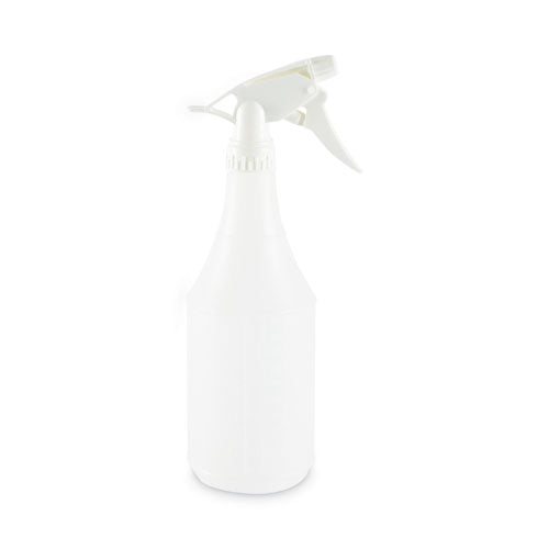 Embossed Plastic Spray Bottle, 24 Oz, Clear, 24/carton